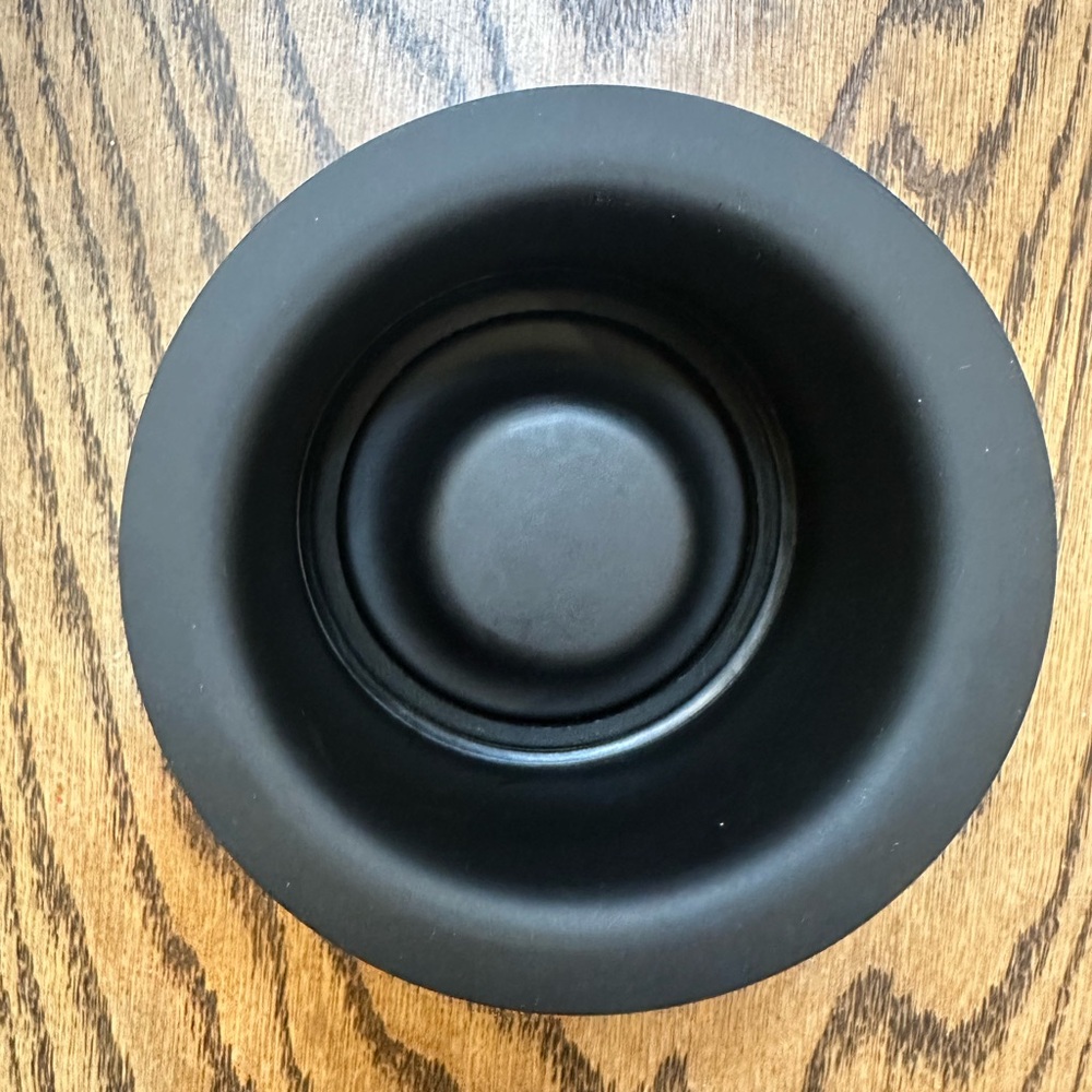 NIB Westbrass D2082-62 Deep Waste Disposal Flange & Stopper, Matte Black